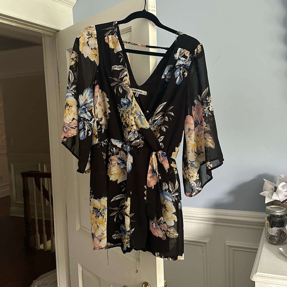 Flower Detail Romper